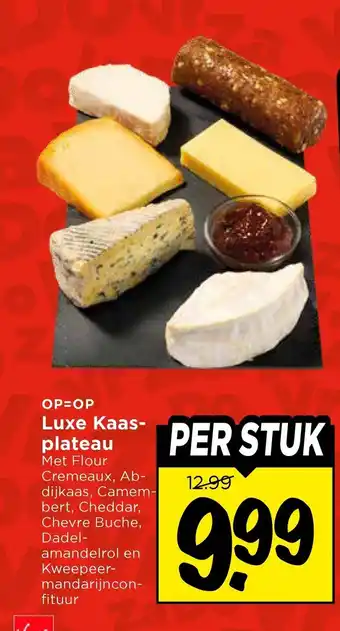 Vomar Voordeelmarkt Luxe Kaas plateau aanbieding
