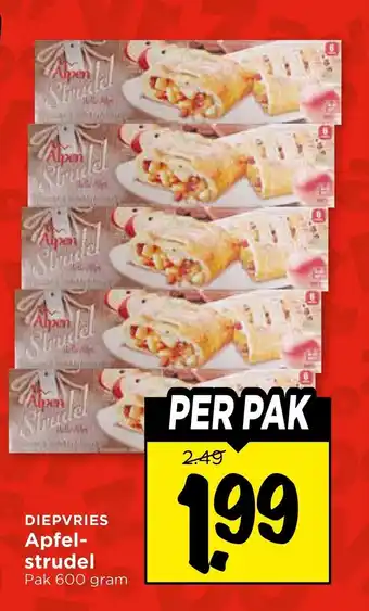 Vomar Voordeelmarkt Apfel strudel aanbieding
