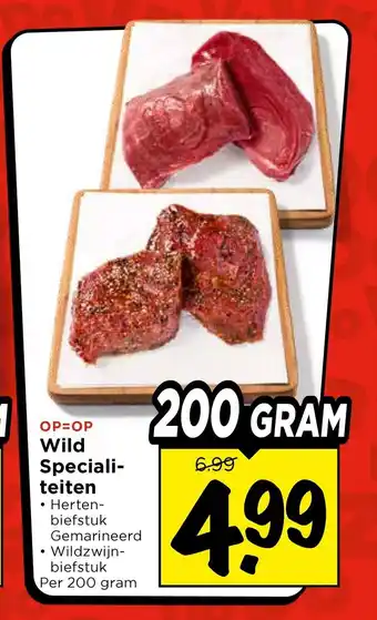 Vomar Voordeelmarkt Wild Speciali teiten aanbieding