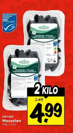 Vomar Voordeelmarkt Mosselen aanbieding