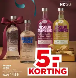 PLUS Absolut Vodka aanbieding
