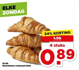 PLUS PLUS Roomboter croissant klein aanbieding