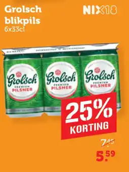 Coop Grolsch blikpils aanbieding