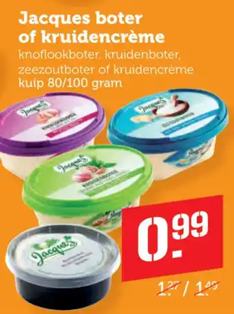 Jacques boter of kruidencrème