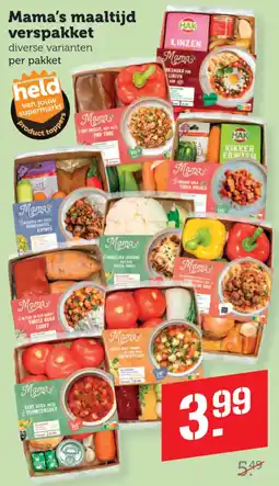 Coop Mama's maaltijd verspakket aanbieding