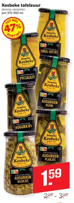 Coop Kesbeke tafelzuur aanbieding