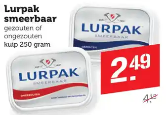 Coop Lurpak smeerbaar aanbieding