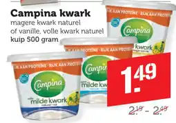 Coop Campina kwark aanbieding