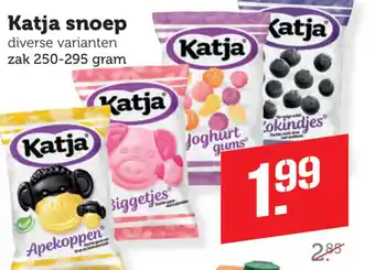 Coop Katja snoep aanbieding