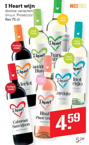 Coop I Heart wijn aanbieding