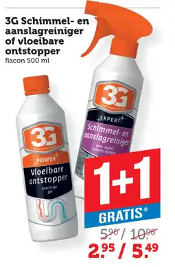 Coop 3G Schimmel en aanslagreiniger of vloeibare ontstopper aanbieding