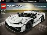 Bol.com LEGO Koenigsegg Jesko Absolut witte hypercar - 42182 aanbieding