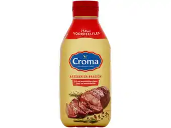 Hoogvliet Croma Vloeibare bakboter voor bakken en braden 750ml aanbieding