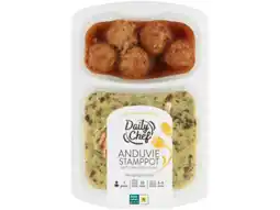 Hoogvliet Daily Chef Andijviestamppot met gehaktbal aanbieding