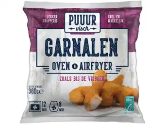Hoogvliet Puuur Visch Oven & airfyer garnalen aanbieding