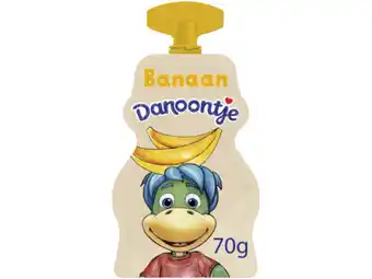 Hoogvliet Danoontje Tussendoortje Knijpyoghurt Banaan aanbieding