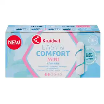 Kruidvat Kruidvat Kruidvat Easy & Comfort Mini Tampons aanbieding