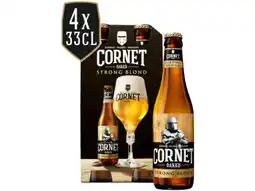 Hoogvliet Cornet Oaked blond bier 8.5% 4-pack aanbieding