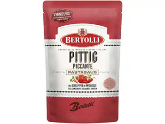Hoogvliet Bertolli Pastasaus in zak piccante aanbieding