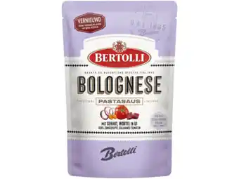 Hoogvliet Bertolli Pastasaus in zak bolognese aanbieding