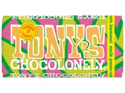 Hoogvliet Tony's Chocolade melk crunch pecan karamel aanbieding