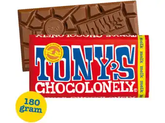 Hoogvliet Tony's Chocolonely chocoladereep melk aanbieding