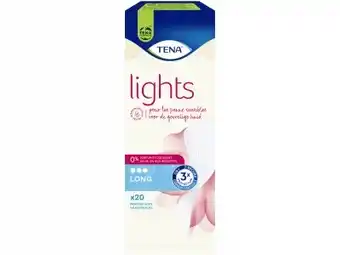 Hoogvliet Tena Inlegkruisjes long lights aanbieding