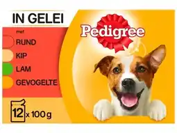Hoogvliet Pedigree Pouch adult favorites aanbieding