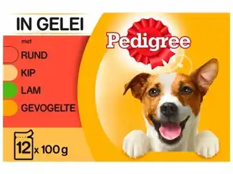 Hoogvliet Pedigree Pouch adult favorites aanbieding