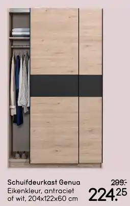 Leen Bakker Schuifdeurkast Genua aanbieding