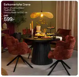 Leen Bakker Eetkamertafel Irene aanbieding