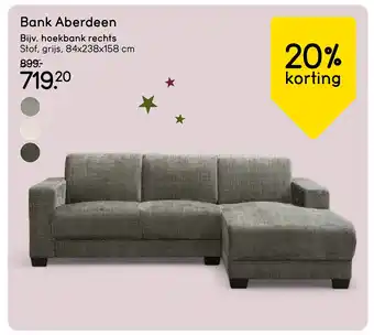 Leen Bakker Bank Aberdeen aanbieding
