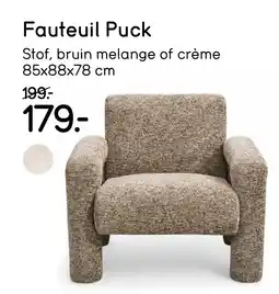 Leen Bakker Fauteuil Puck aanbieding