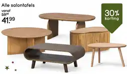 Leen Bakker Alle salontafels aanbieding