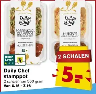 Hoogvliet Daily Chef Stammpot 2*500g aanbieding