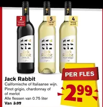 Hoogvliet Jack Rabbit 750ml aanbieding