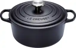 Coolblue Le Creuset Signature Ronde Stoofpan 26 cm Mat Zwart aanbieding