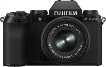 Coolblue Fujifilm X-S20 Zwart + XC 15-45mm f/3.5-5.6 OIS PZ aanbieding