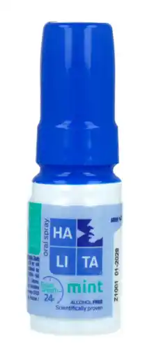 De Online Drogist Halita Mondspray Mini 24h Mint aanbieding