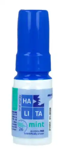 De Online Drogist Halita Mondspray Mini 24h Mint aanbieding