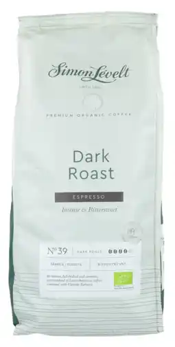 De Online Drogist Simon Levelt Dark Roast Espresso Intense & Bittersweet No.74 aanbieding