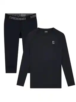 ANWB Poederbaas Merino 3/4 Dames Thermoset Zwart aanbieding