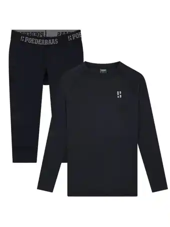 ANWB Poederbaas Merino 3/4 Dames Thermoset Zwart aanbieding