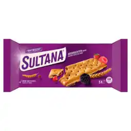 Dekamarkt Sultana Fruitbiscuit bosvruchten 5x 3st aanbieding