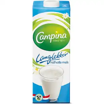 Dekamarkt Campina Houdbare halfvolle melk langlekker aanbieding