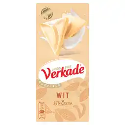 Dekamarkt Verkade Chocoladereep wit aanbieding