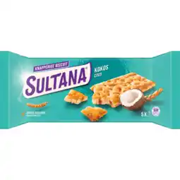Dekamarkt Sultana Knappers kokos 5x 3st aanbieding