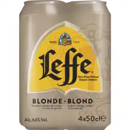 Dekamarkt Leffe Blond 4 x 500ml aanbieding