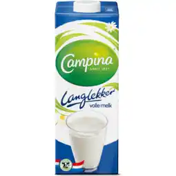 Dekamarkt Campina Houdbare volle melk langlekker aanbieding