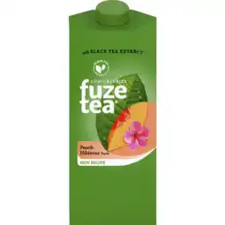 Dekamarkt Fuze tea Black tea Perzik hibiscus aanbieding